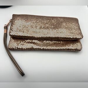 Estee & Lilly Mesh Foldover Wristlet